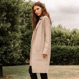 Cream Longline Cardigan